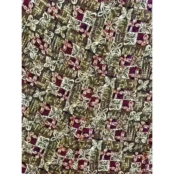 Petite Sophisticate Skirt Set Women’s Sm Brown Red Floral 2-Pc Vtg Fall Fashion - Picture 2 of 16